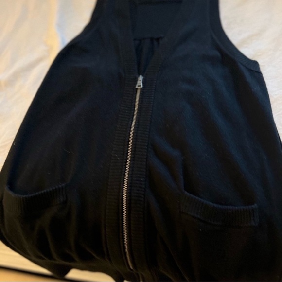 3/$19 Banana Republic sleeveless zip up tank top blouse cardigan vest tunic - Picture 11 of 14